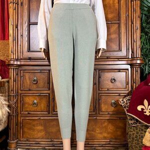 Marla Wynne Sage Green Thick Sweater Knit Jogger